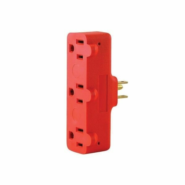 Leviton GROUNDING ADAPT 3OUTLET R52-00699-000